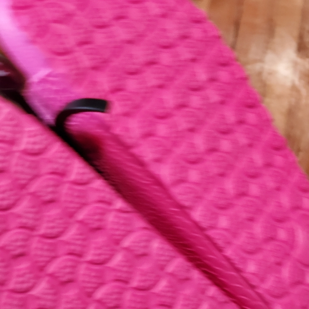 BRAND NEW cozy croc style slippers, neon pink - Picture 3 of 3